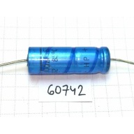 Elektrolytový kondenzátor 100uF 63V 10x30 axiálny x2