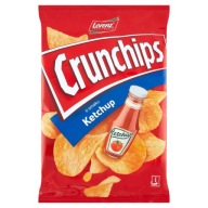 Crunchips Zemiakové lupienky s príchuťou kečup 140g