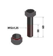 Tvrdená skrutka M12x60 triedy 10,9 do mulčovača Bruni