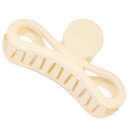 Veľká spona do vlasov čeľusťová spona MATTE light CRAB