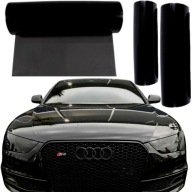 FÓLIA NA LAMPU NA 4 AUTO LAMPY SUPER ČIERNA 30x100