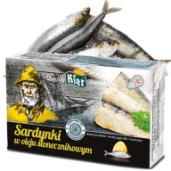 Španielske sardinky v slnečnicovom oleji Sardina Pilchardus 120g KIER