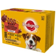 PEDIGREE mokré krmivo pre psov mix príchutí v želé, vrecúška 12x100 g