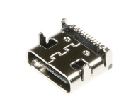 USB TYP C 3.1 ZÁSUVKA HORIZONTÁLNA TLAČOVÁ ZÁSUVKA