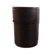 Remienok Remienok Kožený fi 2mm Čierny 5m