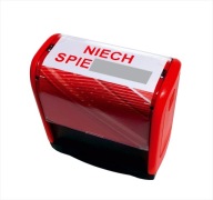 Pečiatka s nápisom „NECHAJTE FUCK“