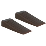 DVERNÝ KLIN Zarážka do dverí Hnedá 78x29x15mm x 2ks