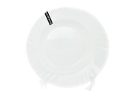 Hlboký tanier na polievku, biely opál Eva, 23 cm