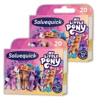 SALVEQUICK MY LITTLE PONY nášivky pre deti VODEODOLNÉ priedušné 20ks x2