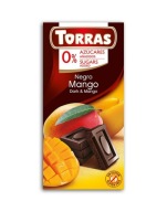 HORKÁ ČOKOLÁDA BEZ CUKRU S MANGOM 75G TORRAS