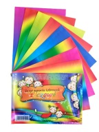 Farebný papier, výrez A5 8k RAINBOW Line