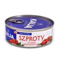 Vyprážané šproty v paradajkovej omáčke 240 g Kaija