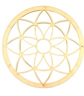 Prsteň DREAMCATCHER ZÁKLADNA MANDALA PRELÁŠENÝ 25CM KVET