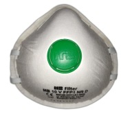 PROTIPRACHOVÁ POLOMASKA S VENTILOM MASKY FFP1