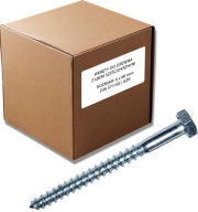Skrutky skrutky SKRUTKA SO ŠESTIHRANNOU HLAVOU 6x60 mm DIN571 1kg POZINK.