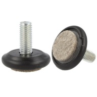 Nábytková nôžka fi 30mm M10x25 s vymeniteľným posuvom