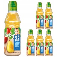 6 x Kubuś Baby SOK 100% Jablko Hruška 6m+ 300 ml