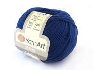 Jeans Yarn Umelecká priadza, farba šťavnatá námornícka modrá 54
