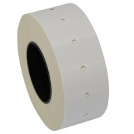 Etiketa, 1-radová, biela, rovná, a'1, 22x12