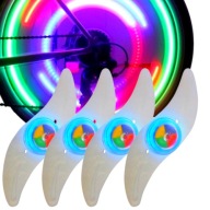 4x LED BICYKLOVÉ SVETLÁ NA RAČOCH KRYTU BICYKLA