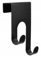 VEŠIAK NA DVERE kúpeľňový lepiaci držiak háčiky na uteráky x2