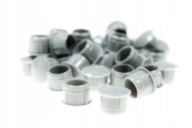 12 mm - ŠEDÁ RAL7040 - TECHNOLOGICKÝ KRYT OTVOROV - PLAST 50 ks