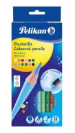 CERUŽKOVÉ PALUBKY S GUMAMI - 12 farieb PELIKÁN FAREBNÉ GUMY