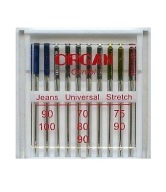 Kombinovaná súprava ihiel Super Strecz Jeans Universal
