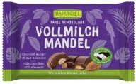 EOD Mliečna čokoláda s mandľami 100g ECO