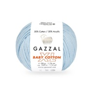 Priadza Gazzal Baby Cotton XL 3429 / svetlomodrá