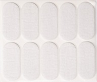 Plsťové podložky 20x45 mm biele 74846 Vorel