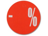 ŠTÍTOK - % okrúhly kruh 4,5 cm TABUĽKA NA ŠANCI