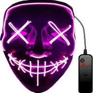 SVIETIACA HALLOWEENSKÁ MASKA LED PARTY ACTA SQUID OSVETLENIE