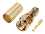 Zástrčka RSMA (RP-SMA) 50 Ohm nalisovaná na kábli H-155