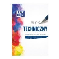 Technická podložka Oxford A4, 10 listov, biela