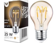 E27 LED žiarovka DEKORATÍVNA 4W 2000K EDISON