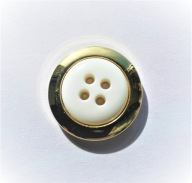Gombík Gombíky Gombíky 23mm zlatá perleťová zlatá bunda