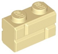 LEGO Brick Wall Brick Light Beige Tan 98283 10 dielikov