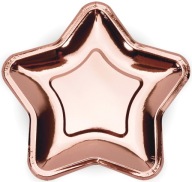 PAPIEROVÉ TANIERE STAR ROSE GOLD 18CM-9697N