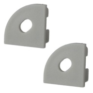 Zástrčka pre ALUMINIUM PC SILVER profil