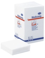 Medicomp obklady 10 cm x 10 cm 100 kusov, nesterilné