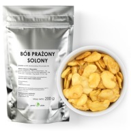 Pražená SLANÁ fazuľka, chrumkavý snack, 200 g