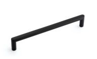 Nábytková úchytka U114 160mm MATNÁ ČIERNA