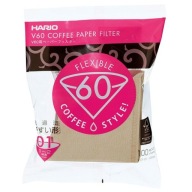Hario Misarashi filtre hnedé V60-01 100 ks