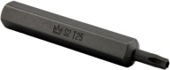 TORX BIT T25 x 75mm S2 s OTVOROM