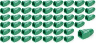 Gumový kryt na zástrčku RJ45, 50 kusov, zelený