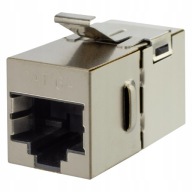 NEKU Keystone konektor 2x RJ45 FTP kat.6a hlaveň