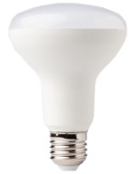 E27 LED žiarovka, veľký závit, 12W, neutrál, hríbik R80