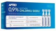 APTEO 0,9% roztok chloridu sodného FYZIOLOGICKÁ SOĽ 40 ampérov. x 5 ml