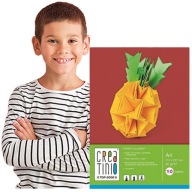 KREATINIO DEKORATÍVNY PAPIER FAREBNÝ BLOK A4 PAPIER